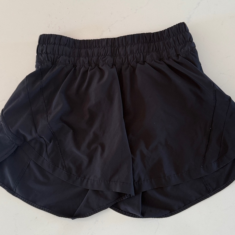 Lululemon Track That High-Rise Lined Short 5” Size 8 Black Shorts with Pocket - Picture 8 of 9